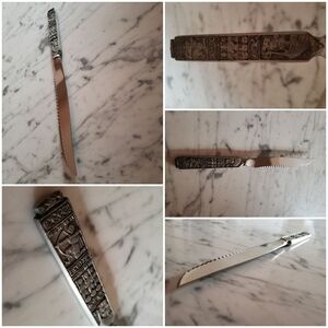 Hardanger KONGE TINN Pewter Knife Norway 